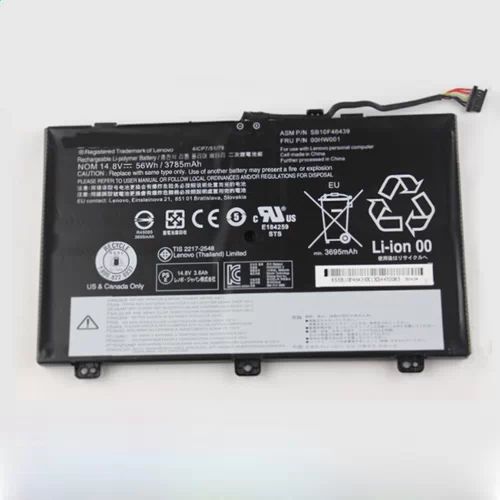 Batterie pour Lenovo 00HW001
