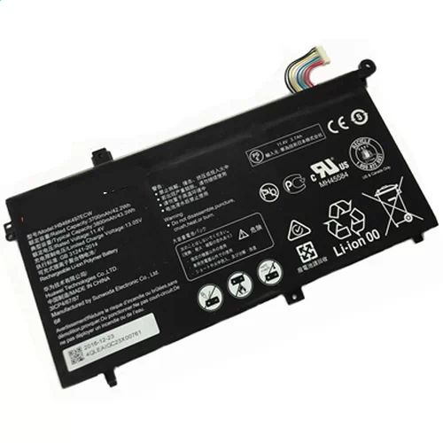 3700mAh/42.2Wh Batterie pour HUAWEI HB46K497ECW