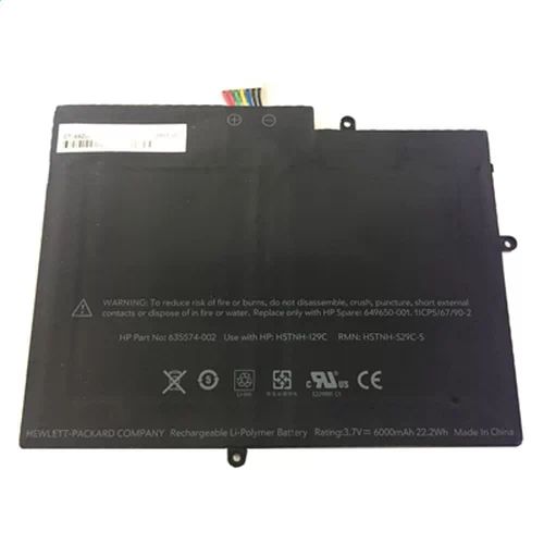 6000mAh Batterie pour HP 649649-001