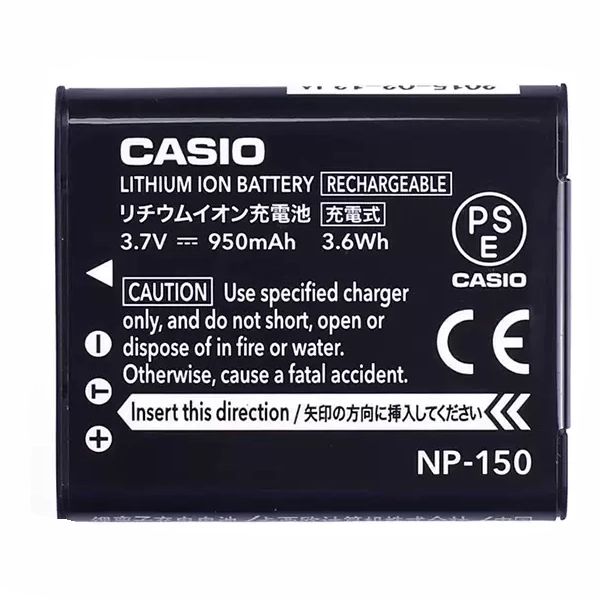 950mAh Batterie pour Casio NP-10