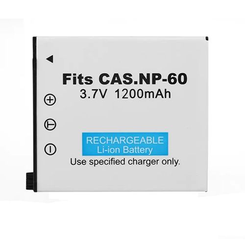 1200mAh Batterie pour Casio Exilim EX-S10BK